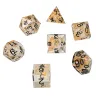 Dice Set - Golden Flakes
