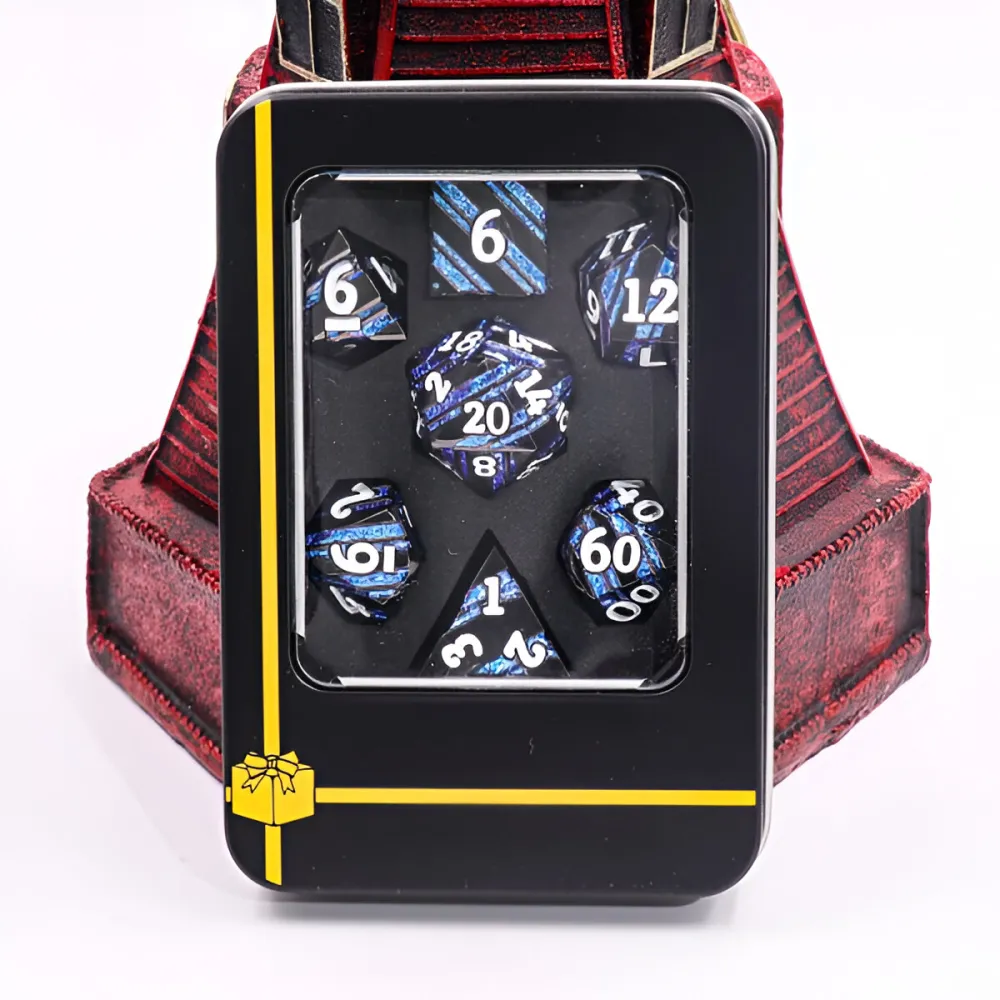 Metal Dice Set - Dragon Mage