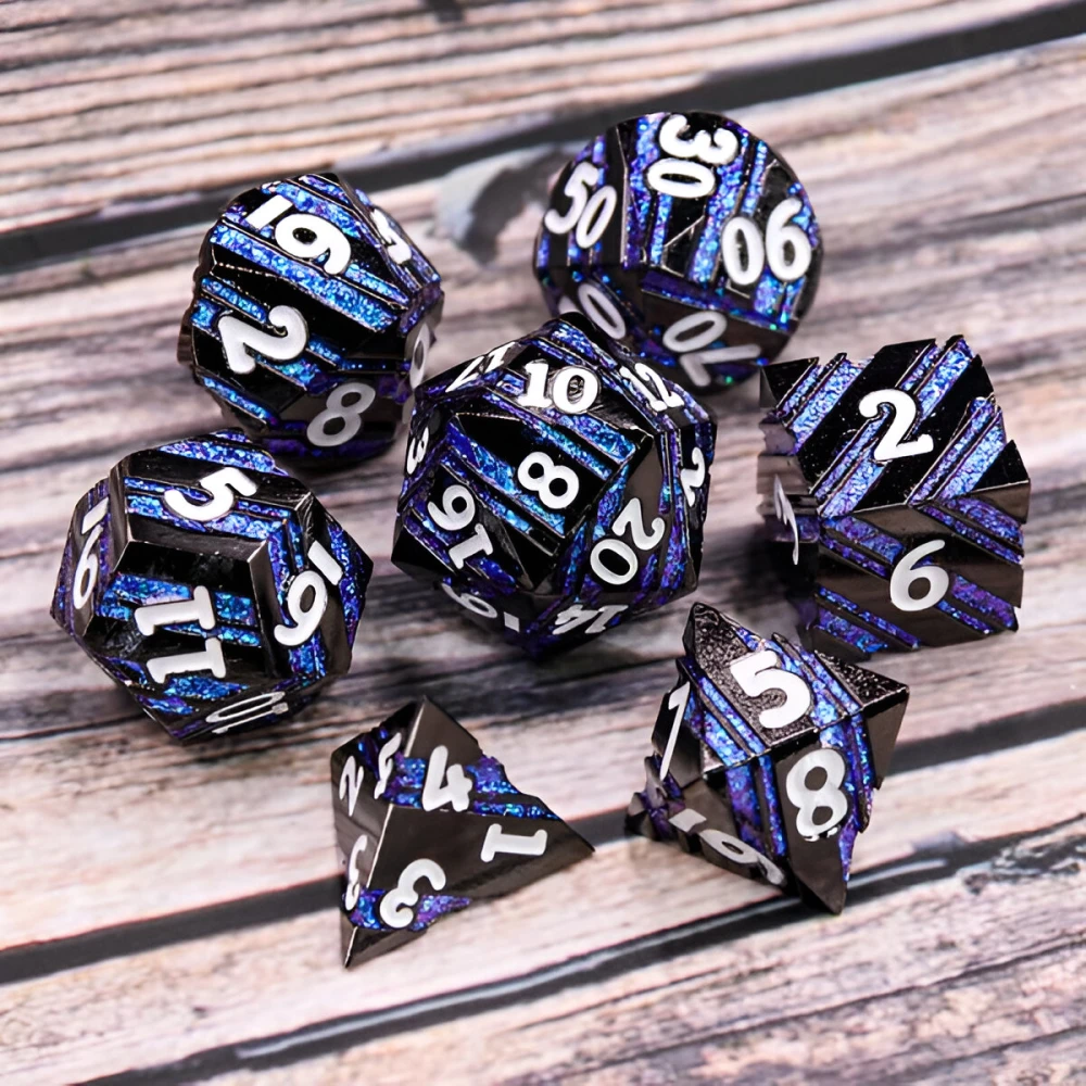 Metal Dice Set - Dragon Mage