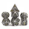 Hollow Metal Dice Set - Cthulhu