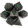 Hollow Metal Dice Set - Labyrinth