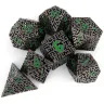Hollow Metal Dice Set - Labyrinth