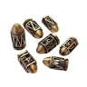 Hollow Metal Dice Set - Bullets