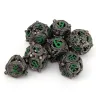 Hollow Metal Dice Set - Ouroboros