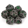 Hollow Metal Dice Set - Ouroboros