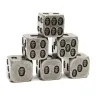 Metal d6 Dice Set - Skulls (6 pcs)