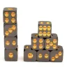 Metal d6 Dice Set - Skulls (6 pcs)