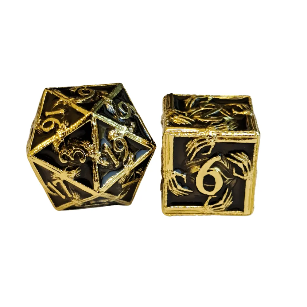 Metal Dice Set - Midas' Curse