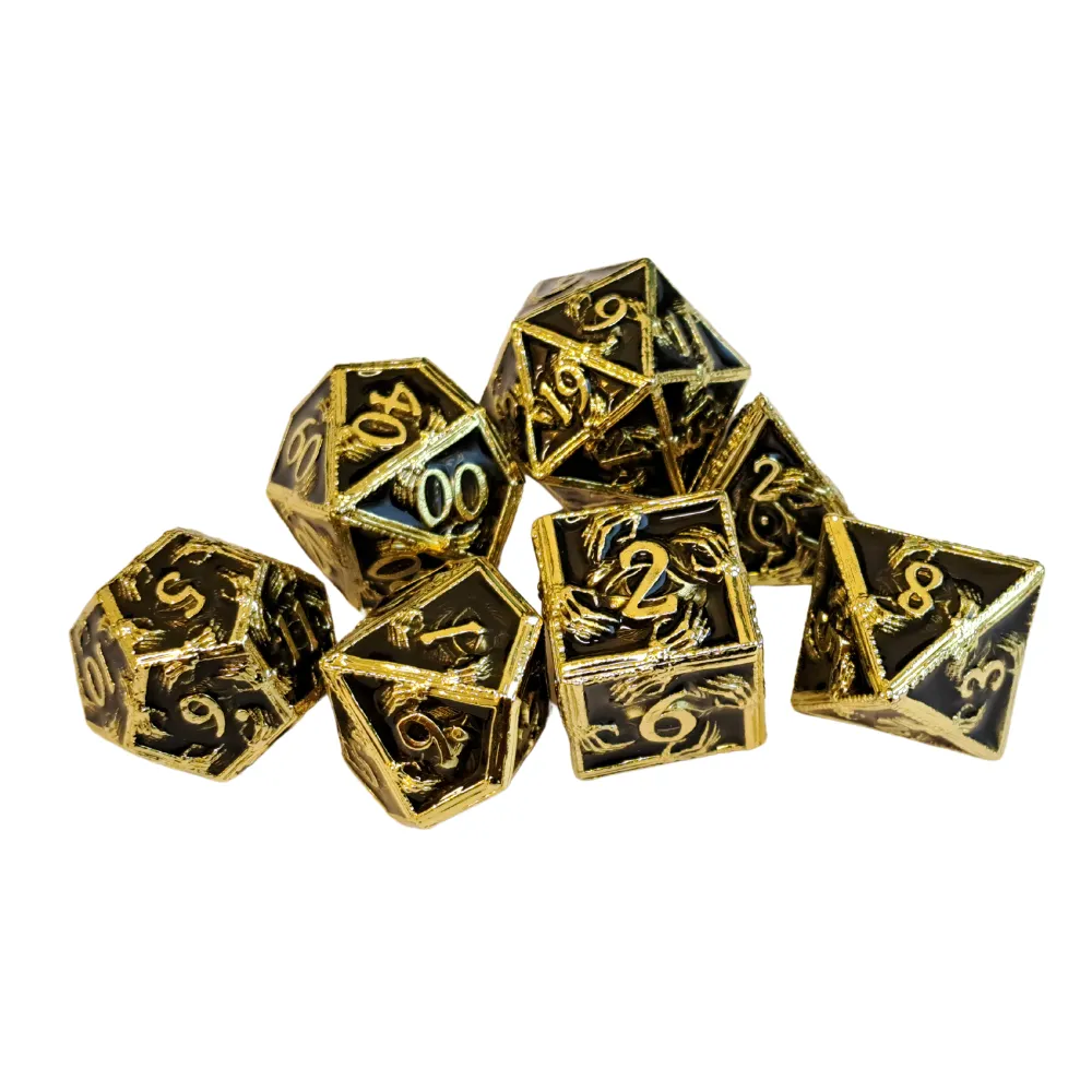 Metal Dice Set - Midas' Curse