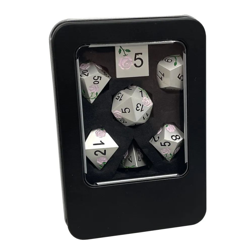 Metal Dice Set - Sleeping Beauty