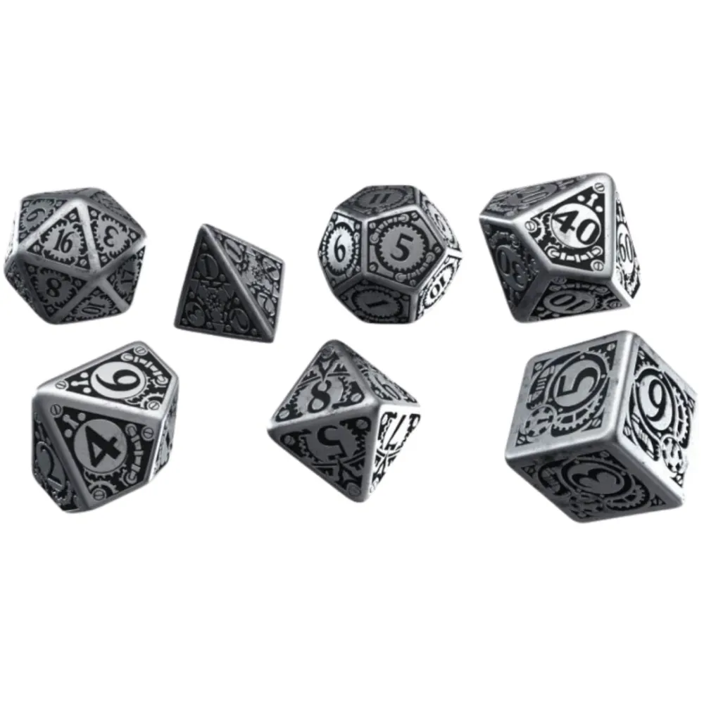 Steampunk Metal Dice Set