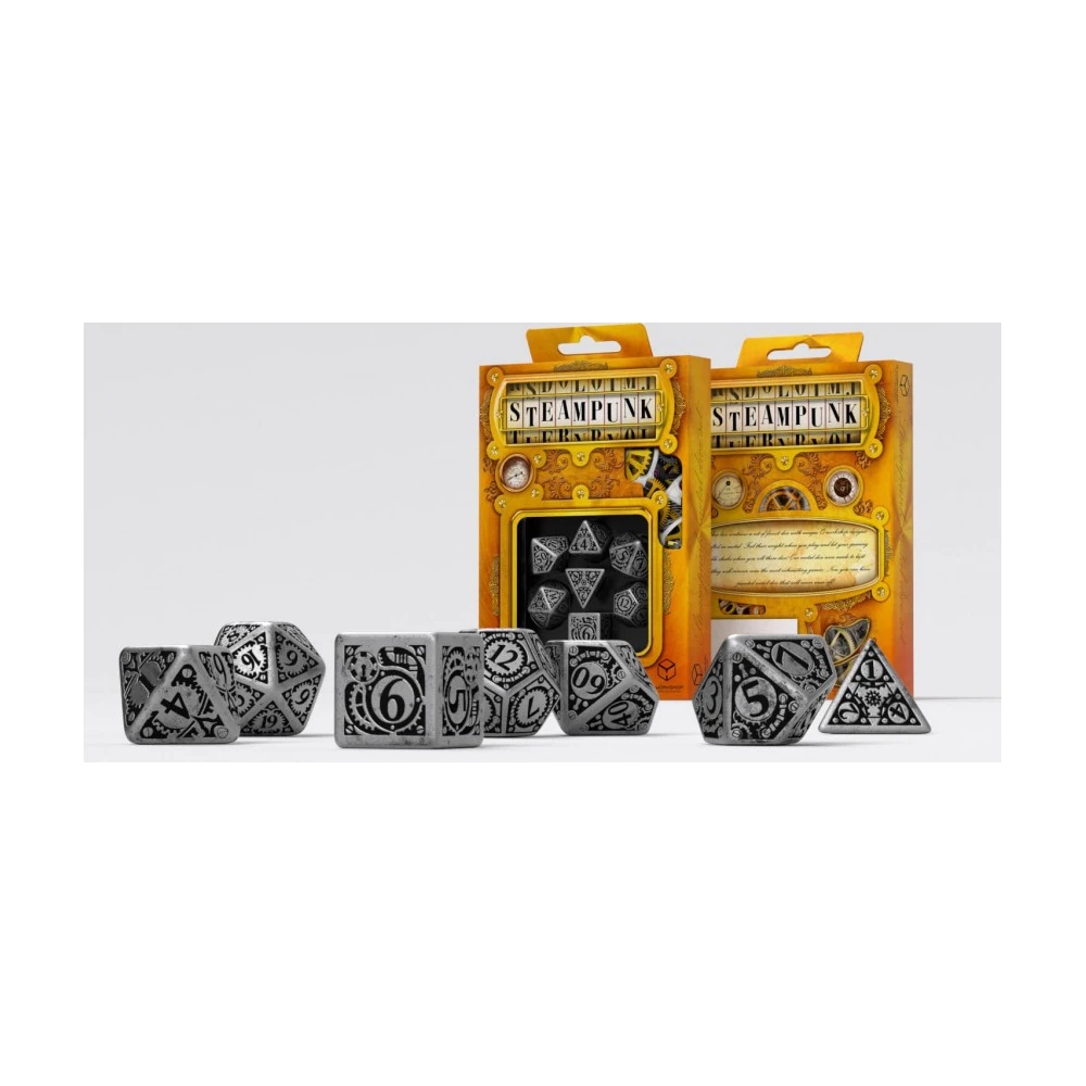 Steampunk Metal Dice Set