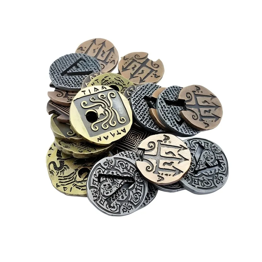 Metal Coin Set - Atlantis