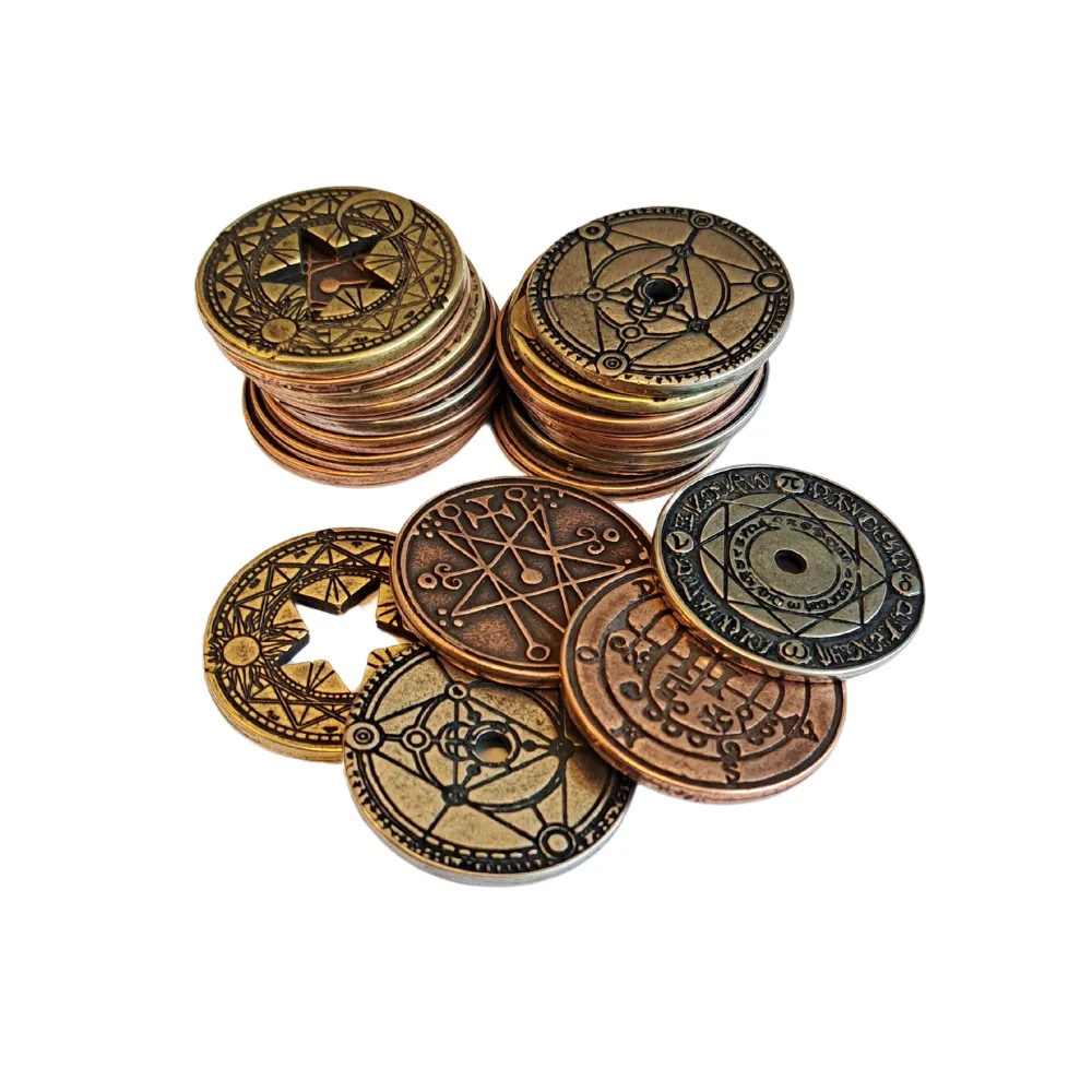 Metal Coin Set - Wizard