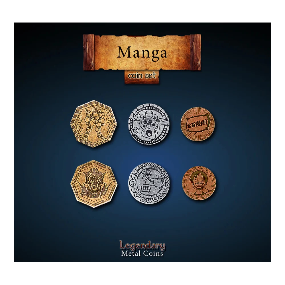 Metal Coin Set - Manga