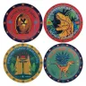 Metall-Untersetzer-Set: Jurassic Park (4 Stk.)
