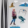 Harry Potter Magnet Set - Ravenclaw (7 pcs)