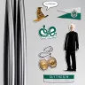 Harry Potter Magnet Set - Slytherin (7 pcs)
