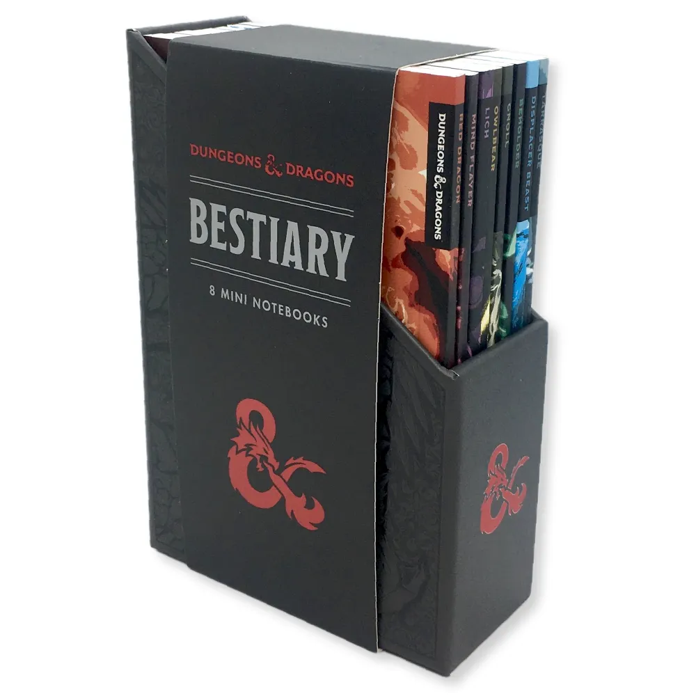 Dungeons & Dragons Mini Notebook Set: Bestiary (8 pcs)