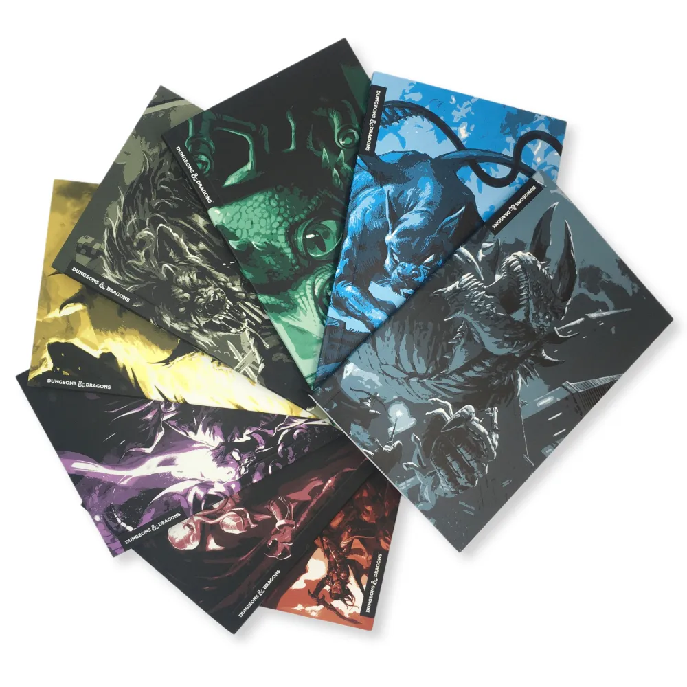 Dungeons & Dragons Mini Notebook Set: Bestiary (8 pcs)