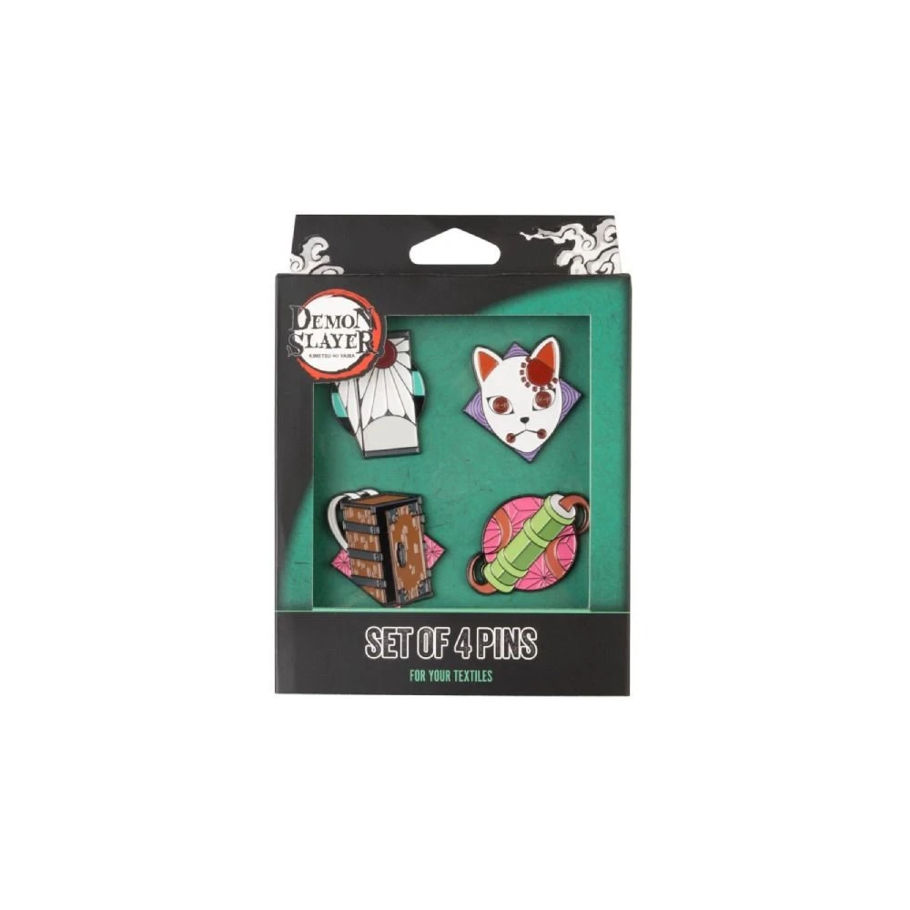 Demon Slayer Pin Set (4 pcs)