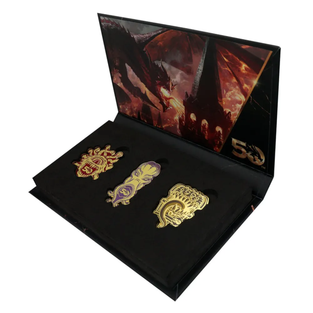 Sada odznakov Dungeons & Dragons - 50th Anniversary Set