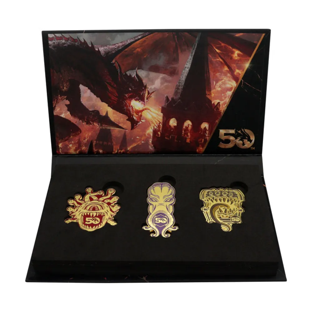 Sada odznakov Dungeons & Dragons - 50th Anniversary Set