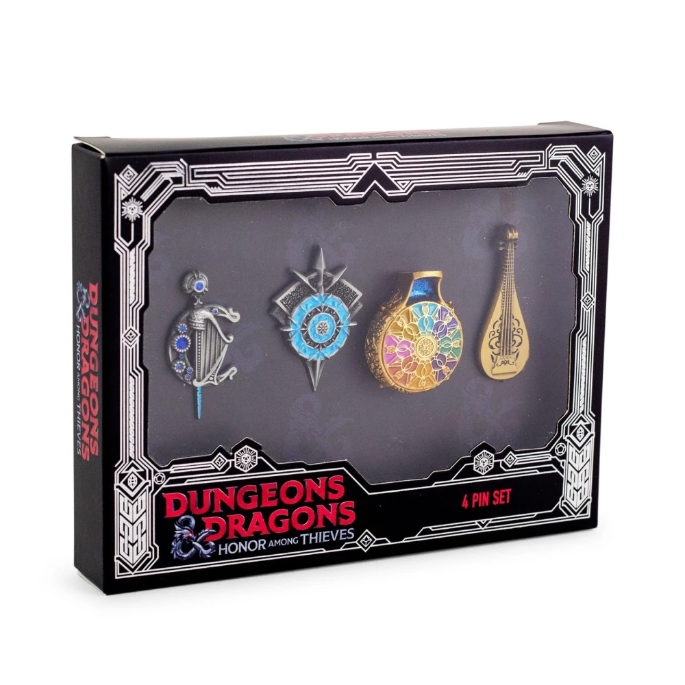 Dungeons & Dragons: Honor Among Thieves – Anstecknadel-Set (4-tlg.)
