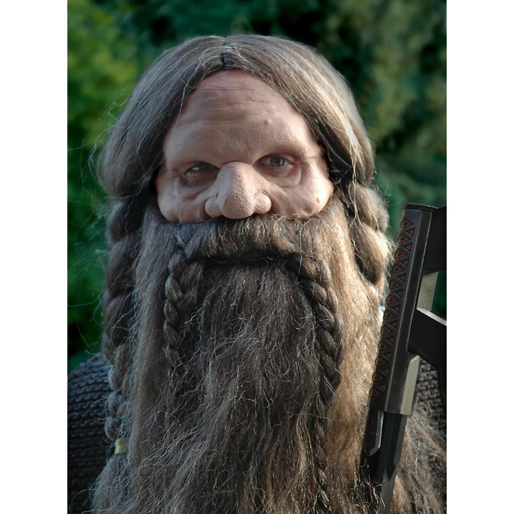 Dwarf Wig and Beard Set