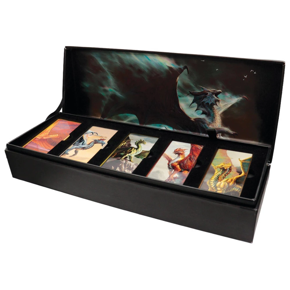 Sada pěti sběratelských ingotů Dungeons & Dragons - Kovoví draci