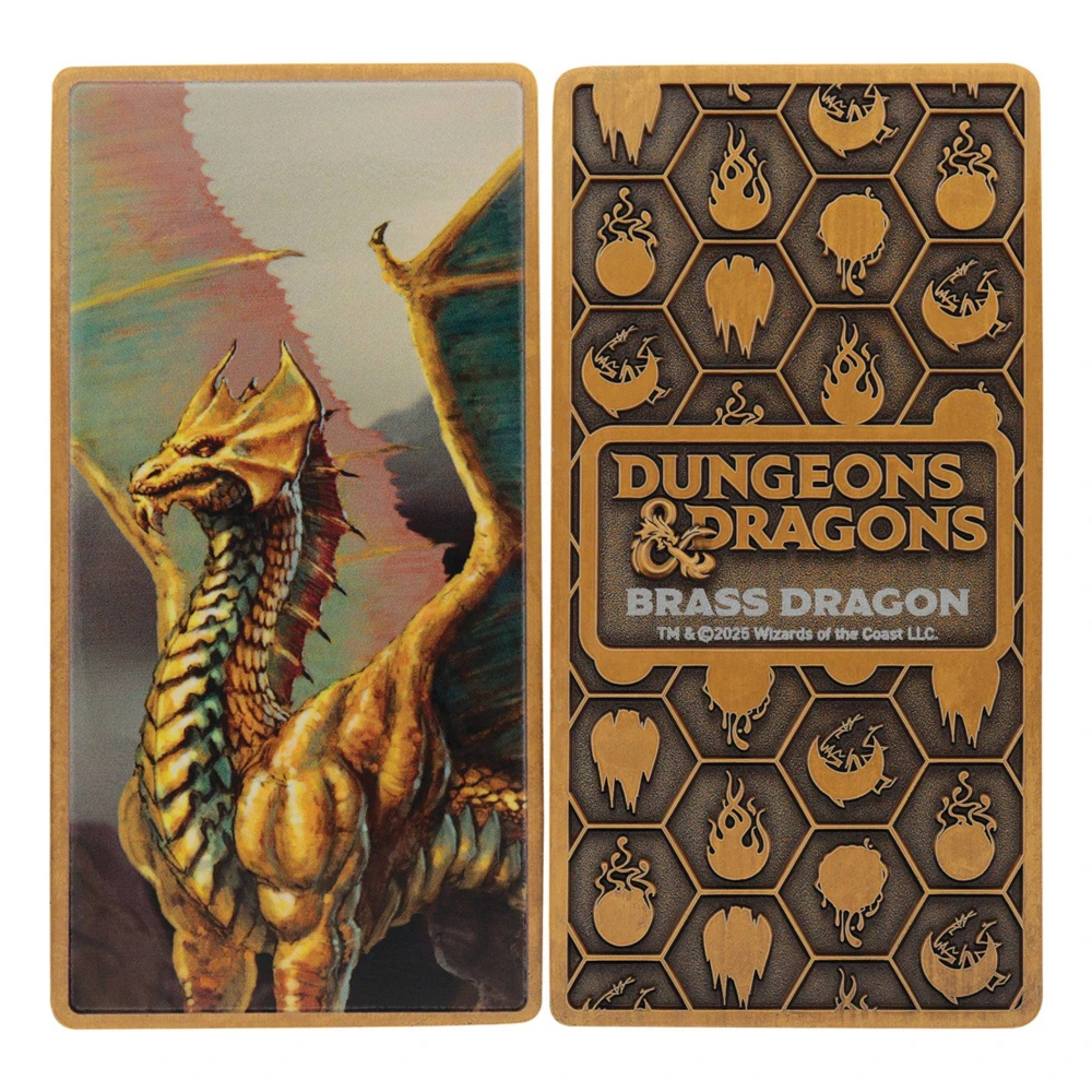 Sada pěti sběratelských ingotů Dungeons & Dragons - Kovoví draci