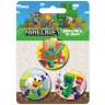 Sada placek Minecraft (3 ks)