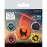Rebel Moon Pin Badge Set - Character Icons