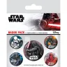 Star Wars Button-Set - Dunkle Seite (5 Stk.)