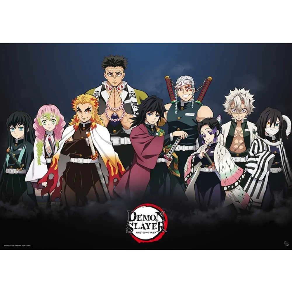 Demon Slayer Poster Set - 9 pcs