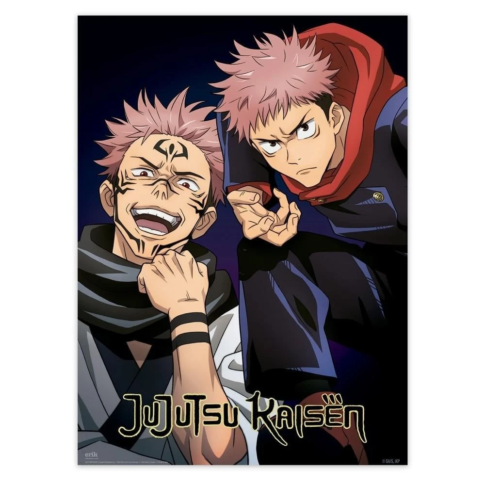 Sada plakátů Jujutsu Kaisen, 2 ks