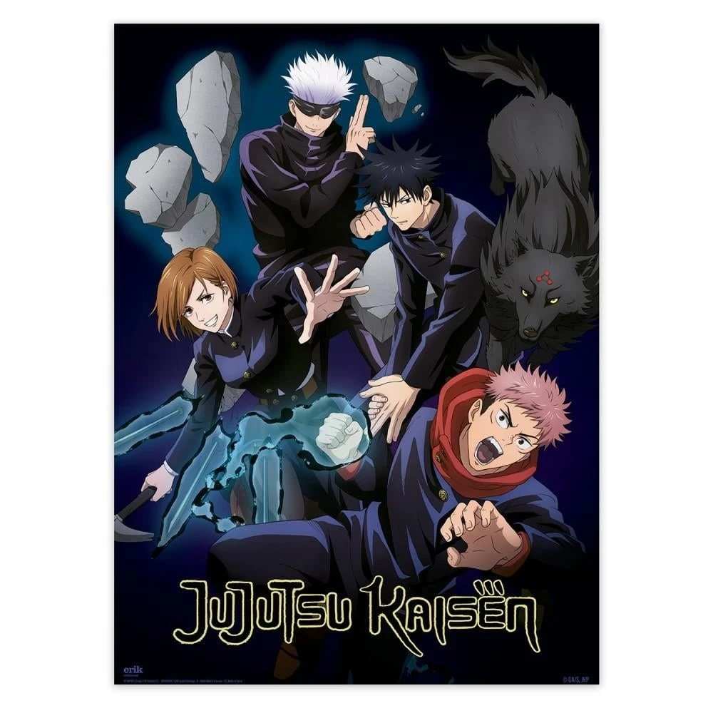 Sada plakátů Jujutsu Kaisen, 2 ks