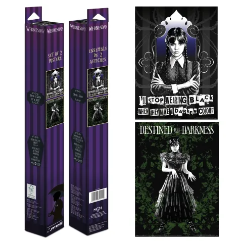 Poster Set - Wednesday (2 pcs)