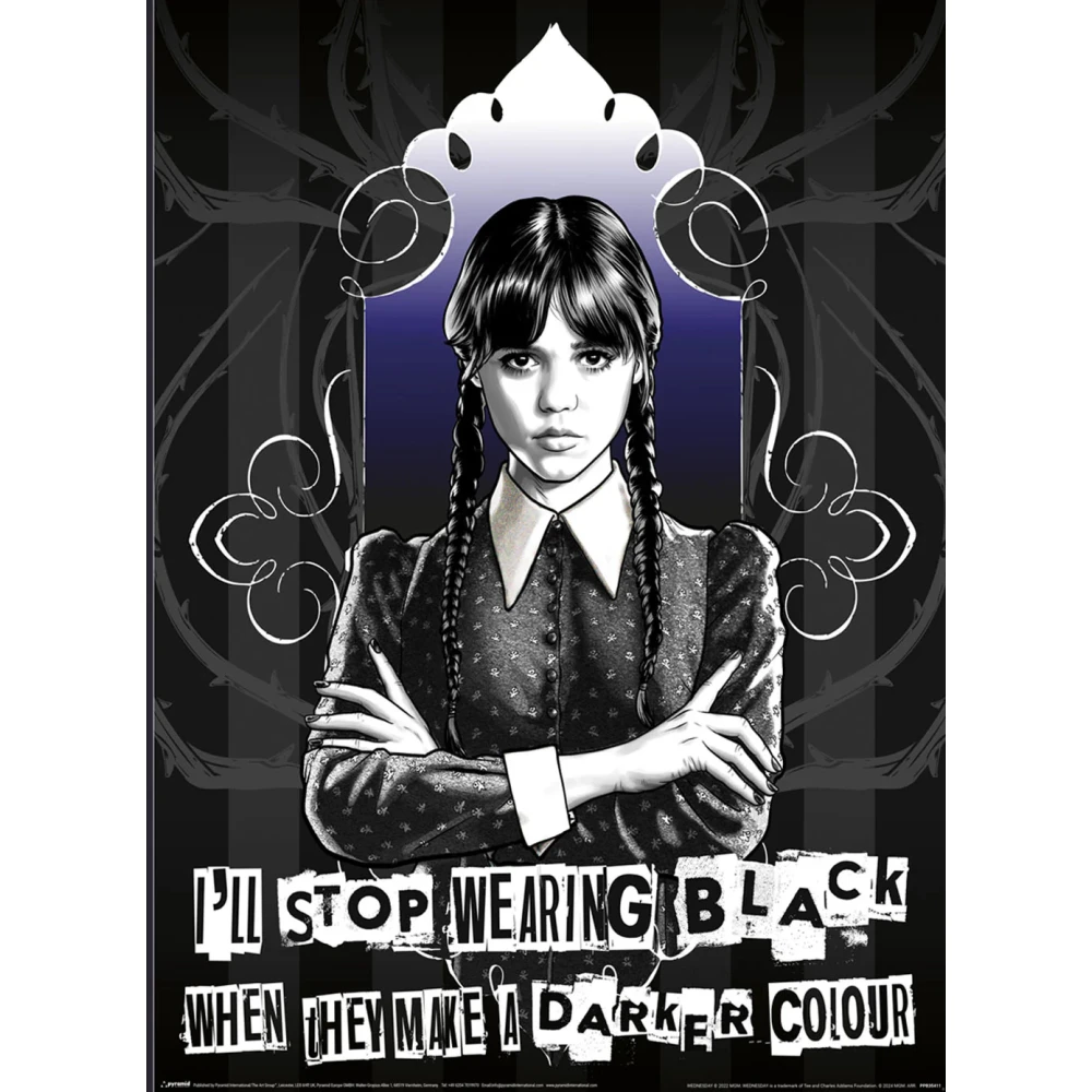 Poster Set - Wednesday (2 pcs)