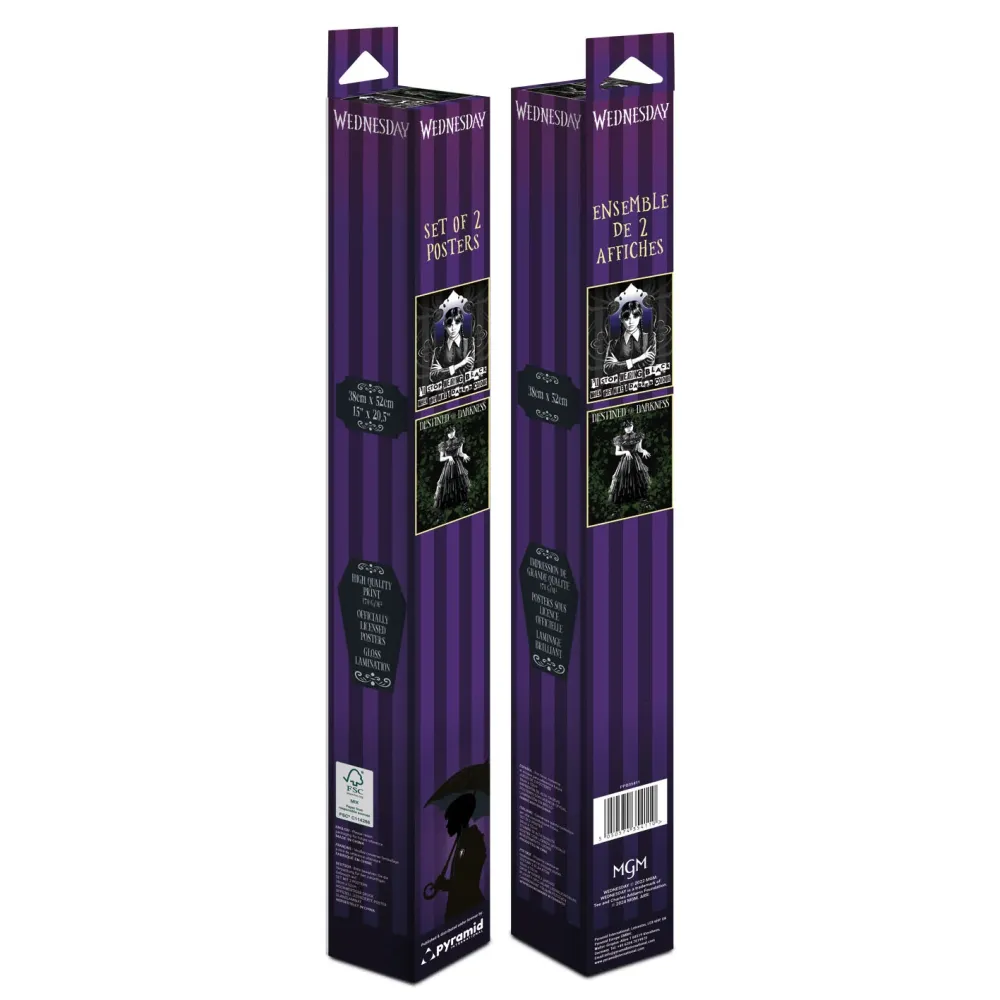 Poster Set - Wednesday (2 pcs)