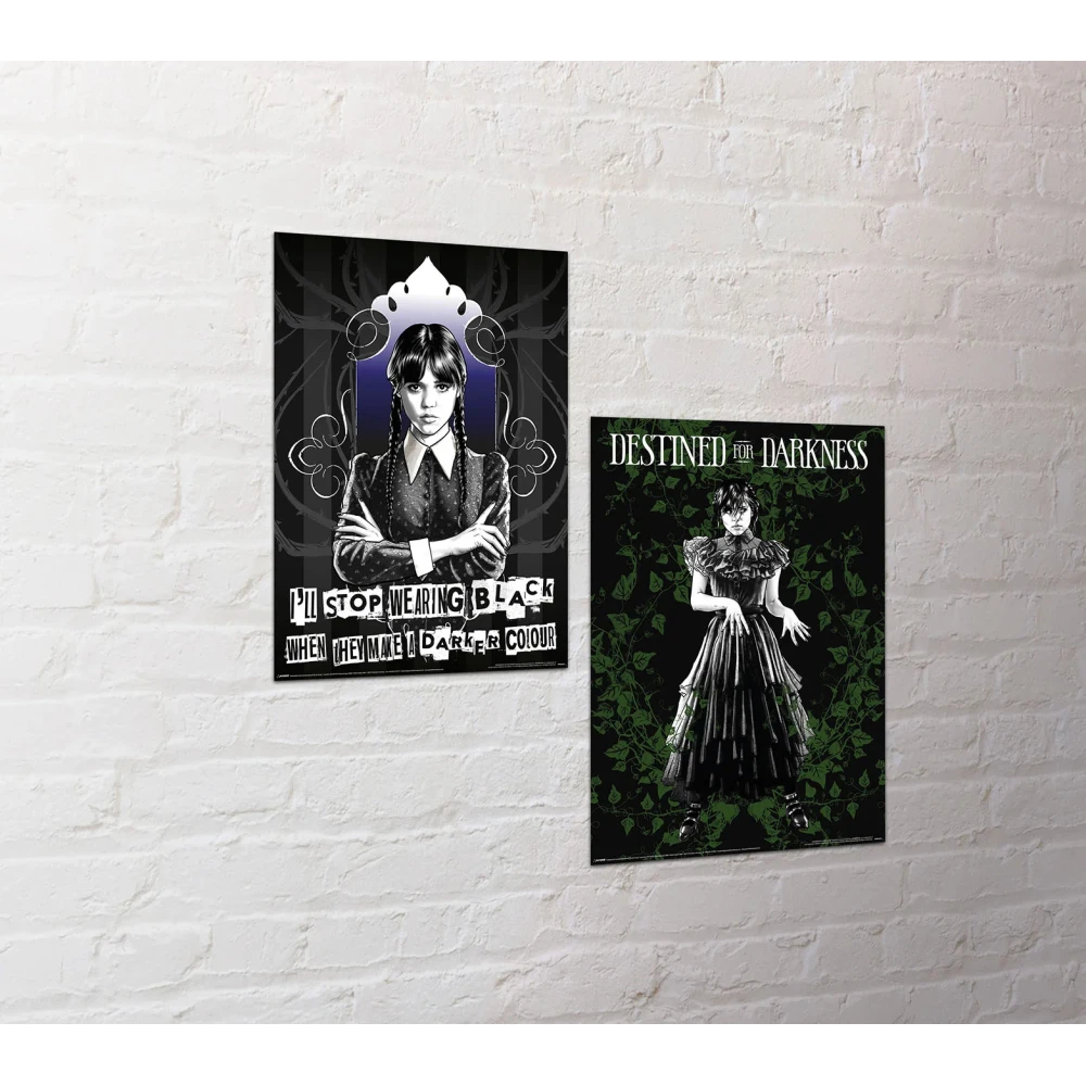 Poster Set - Wednesday (2 pcs)