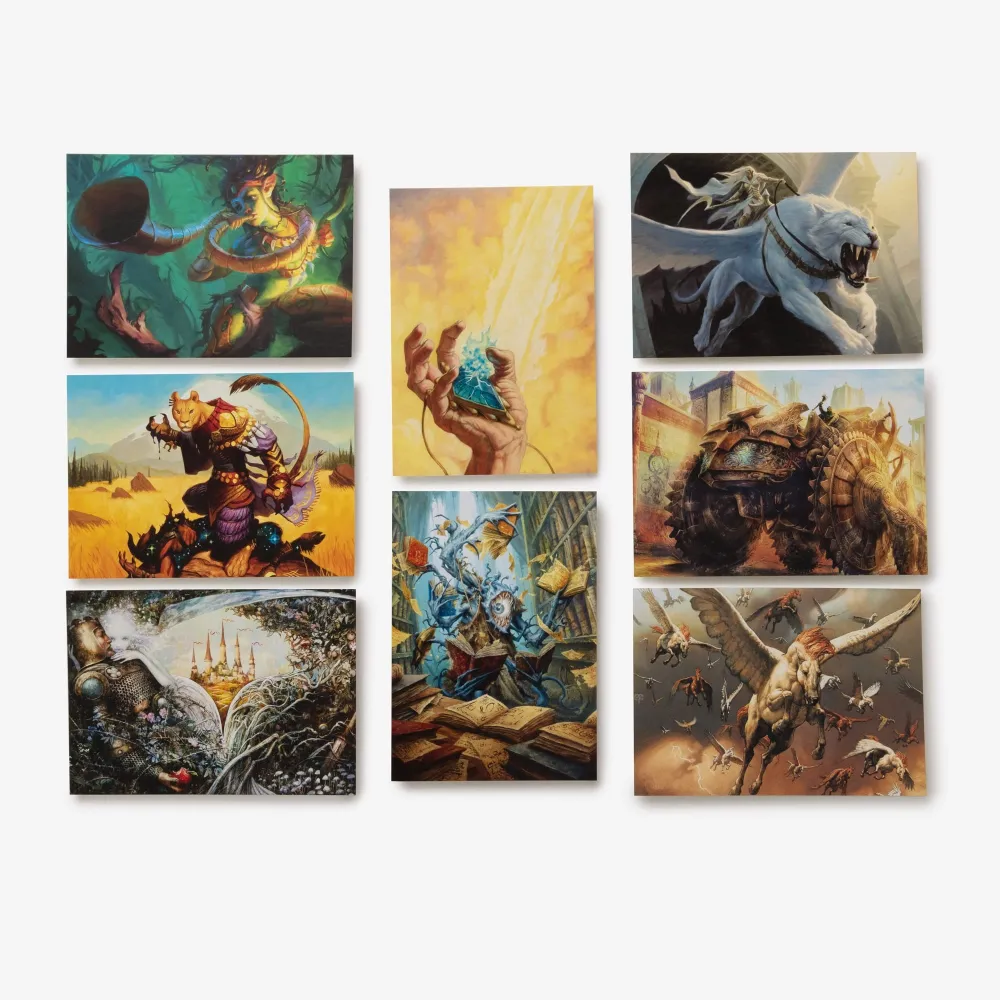 Magic: The Gathering Postcard Set - Masterworks of Magic Art (100 pcs)