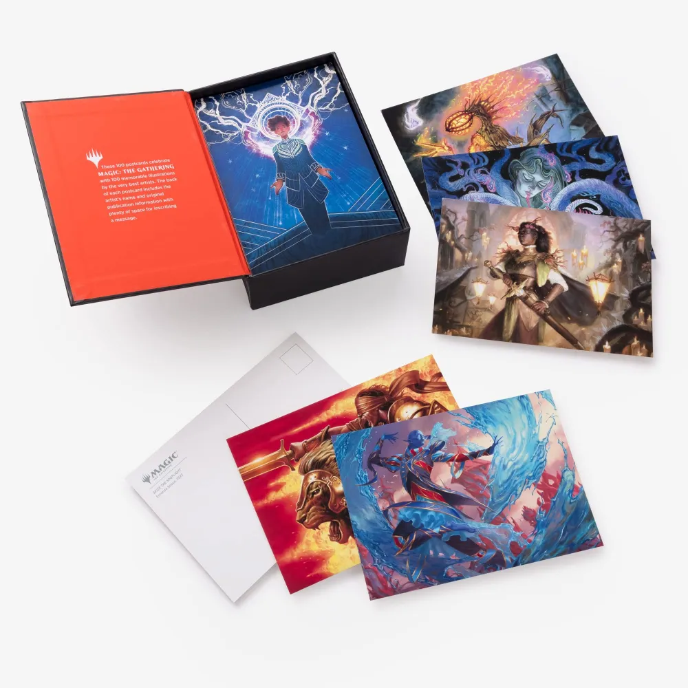 Magic: The Gathering Postcard Set - Masterworks of Magic Art (100 pcs)