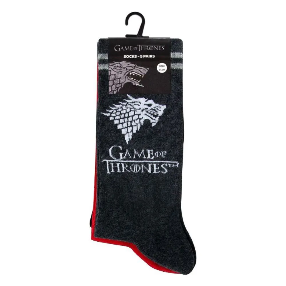 Sada ponožek Game of Thrones - rozbaleno