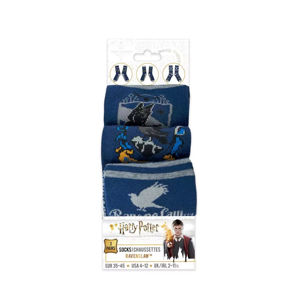 Harry Potter Sock Set - Ravenclaw (3 pairs)