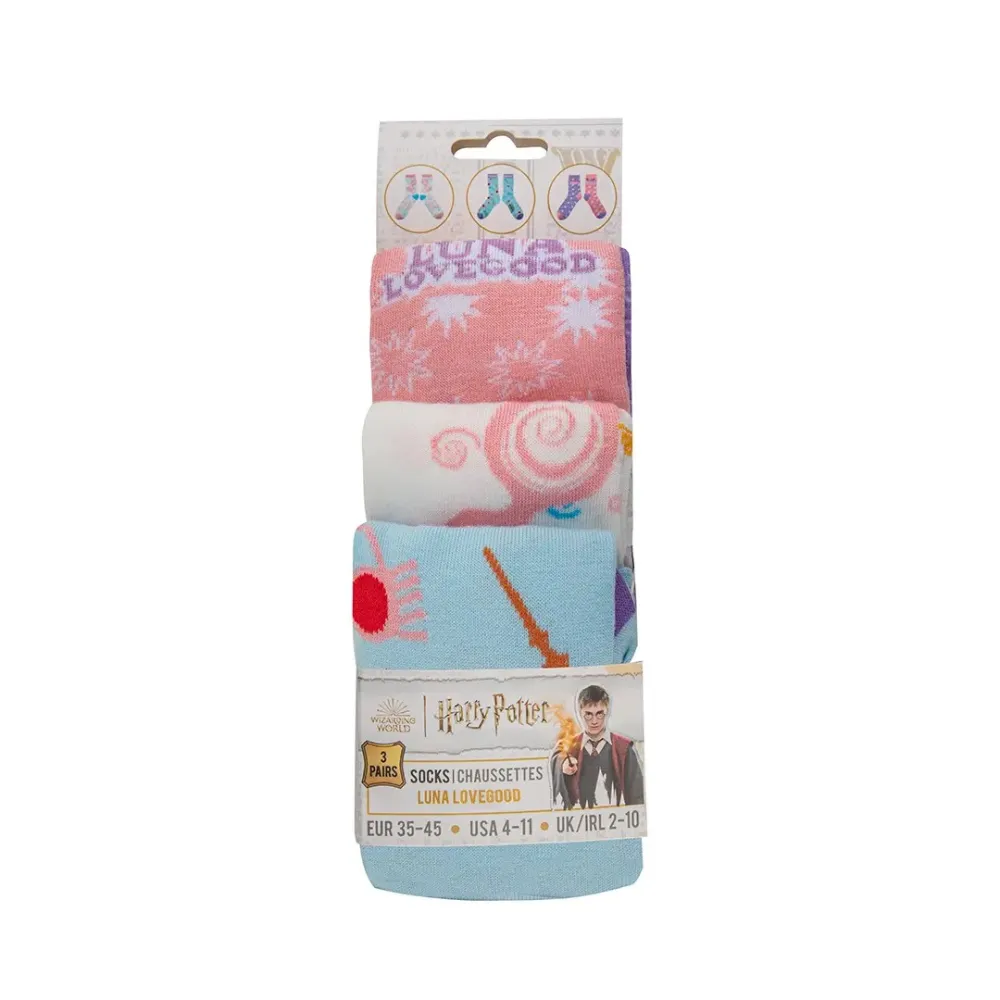 Harry Potter Socken-Set - Luna Lovegood (3 Paar)
