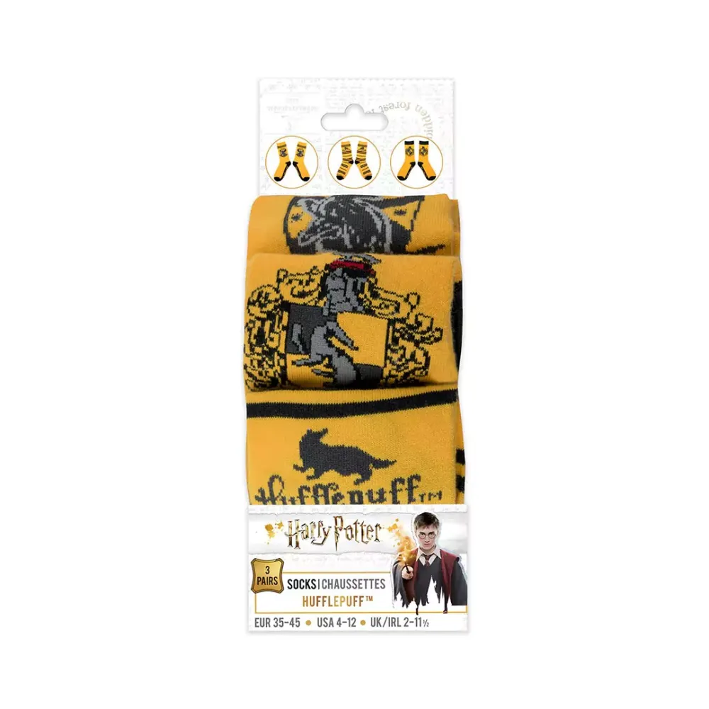 Harry Potter Socken-Set - Hufflepuff (3 Paar)