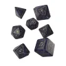 Runic Dice Set - Mixed Blue & Gold