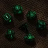Runic Dice Set - Glow in the Dark
