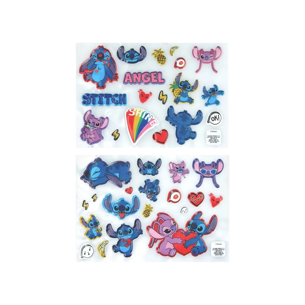Sada samolepiek Lilo & Stitch 3D (37 ks)